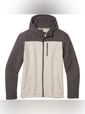 Smartwool Men's Hudson Trail 45% Wool Fleece Full Zip Hoodie Size M/L